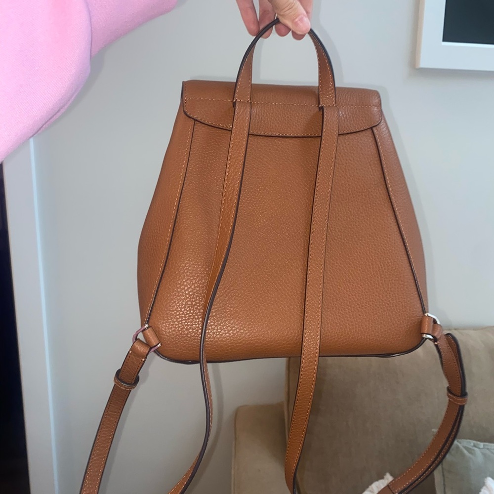 Kate Spade Brown Leather Backpack - Picture 2 of 7